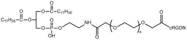 磷脂-聚乙二醇-靶向穿膜肽cRGD环肽，DSPE-PEG10000-cRGD