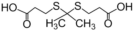 3-(丙烷-2,2-二基双（硫烷二基）)二丙酸