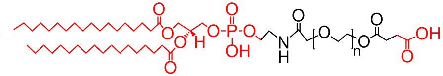 DSPE-PEG-COOH，二硬脂酰磷脂酰乙醇胺-聚乙二醇-羧基