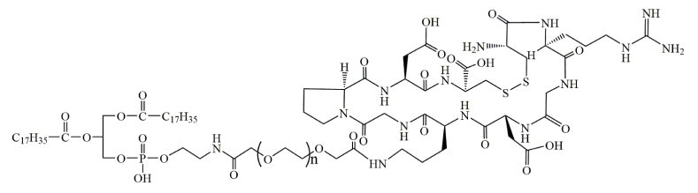 磷脂PEG靶向穿膜环肽