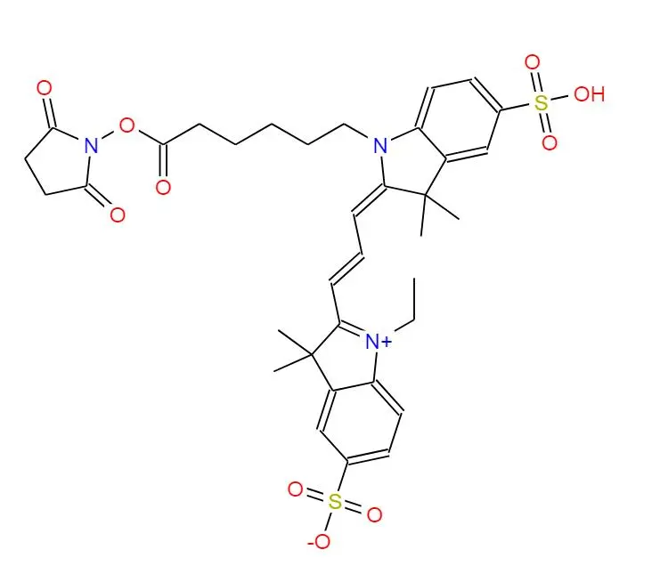 活化基团CY3-NHS酯，N-羟基琥珀酰亚胺，146368-16-3，sulfo Cy3-SE