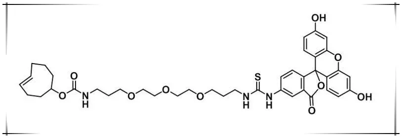 Fluorescein-PEG3-TCO，TCO-PEG3-FITC，反式环辛烯-三聚乙二醇-荧光素试剂供应