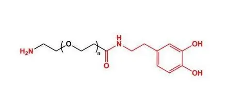 Dopamine-PEG-NH2，氨基聚乙二醇多巴胺具有良好的水溶性可用于材料改性