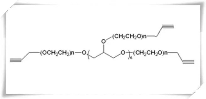 8-Arm PEG-Alkyne，八臂-聚乙二醇-炔基可用于修饰多肽