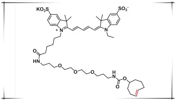 Sulfo-Cy5-(4E)-TCO，磺酸-氰基Cy5-(4E)-反式环辛烯
